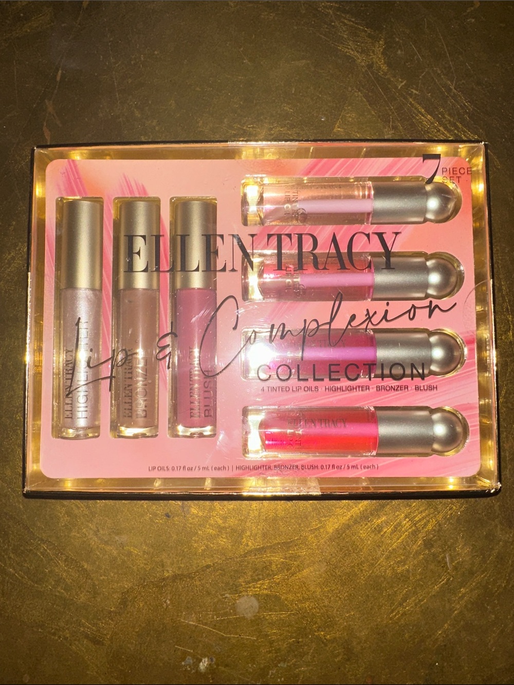 ⚡️Ellen Tracy Pink Complexion Collection Lip Oils & Cream Blush Set